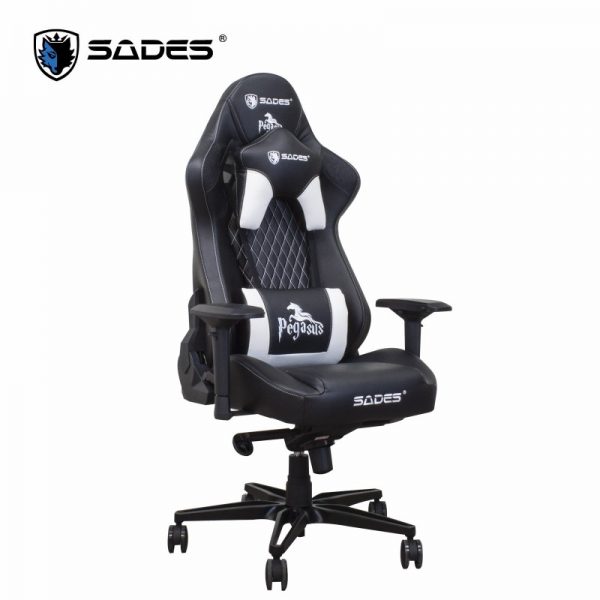Sades Pegasus Gaming Chair White Fraggaming Store Sades Pegasus Gaming Chair White Fraggaming Store
