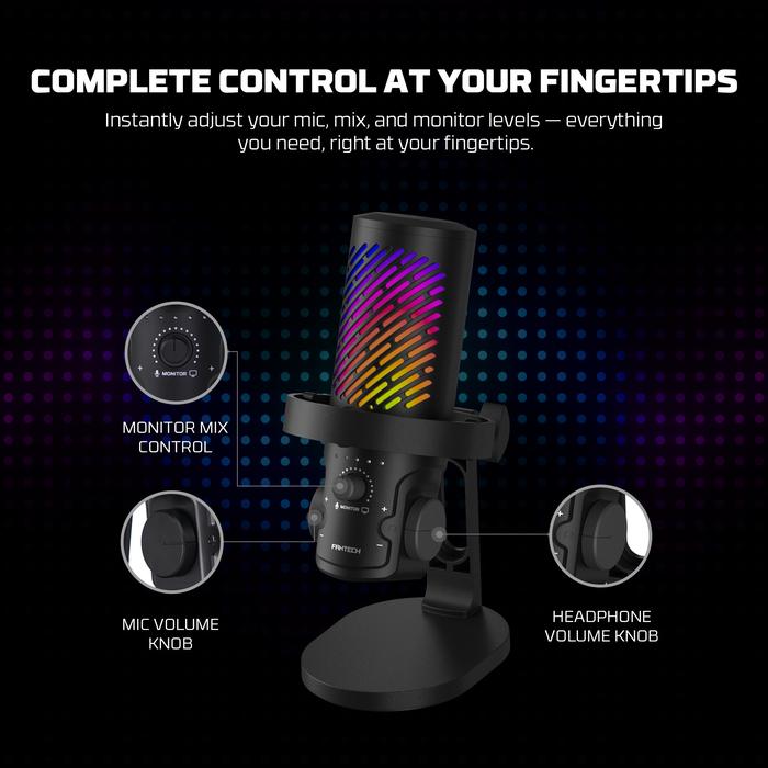 Fantech Leviosa Aura MCX04 / MCX-04 USB Condenser Microphone ...