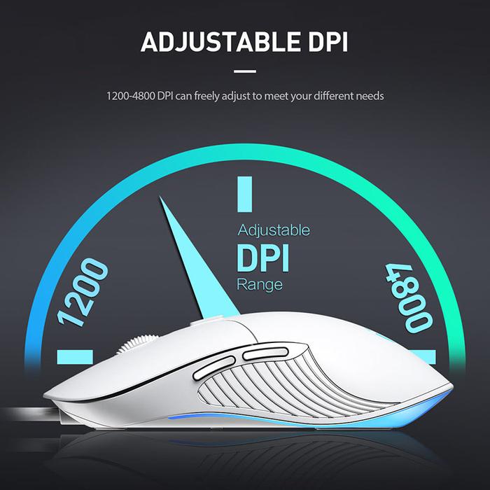 Inphic B1 / B-1 Gaming Mouse Wired Silent Click Mouse Gaming Kabel ...